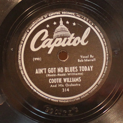 Cootie Williams And His Orchestra : I May Be Easy, But I'm No Fool / Ain't Got No Blues Today (Shellac, 10")