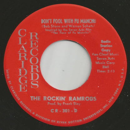The Rockin' Ramrods : Don't Fool With Fu Manchu / Tears Melt The Stones (7", Single, Promo)