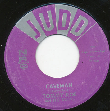 Tommy Roe & The Satins : Caveman (7", Single)