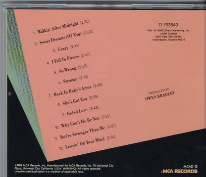 Patsy Cline : 12 Greatest Hits (CD, Comp, Club, RE, RM)