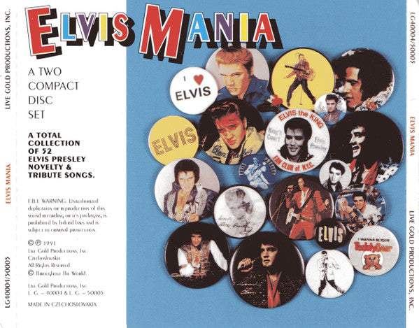 Various : Elvis Mania (2xCD, Comp)