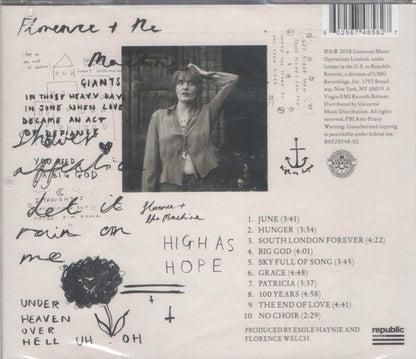 Florence And The Machine : High As Hope (CD, Album)