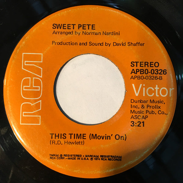 Sweet Pete (3) : Dancing In The Street (7", Single)