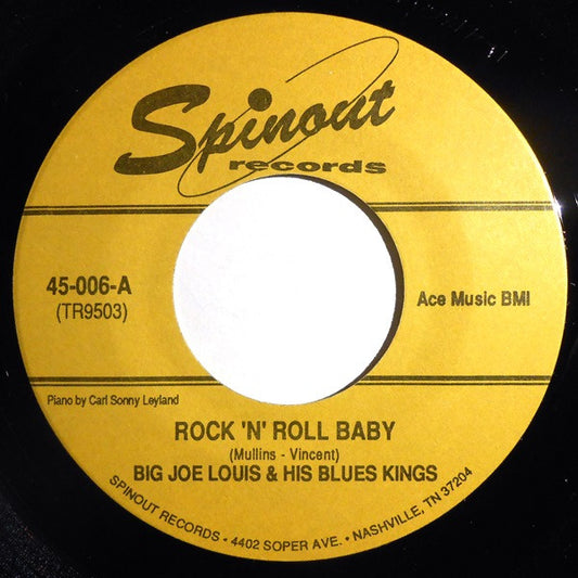 Big Joe Louis & His Blues Kings : Rock 'N' Roll Baby (7", Single)