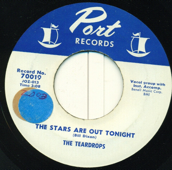 The Teardrops (8) : The Stars Are Out Tonight / Oh, Stop It! (7", RE)