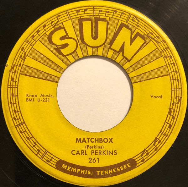 Carl Perkins : Matchbox / Your True Love (7", Single)