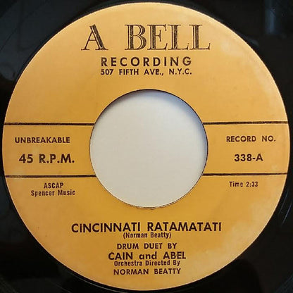 Cain And Abel : Cincinnati Ratamatati / Drumble Rumble (7")