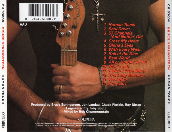 Bruce Springsteen : Human Touch (CD, Album, DAD)