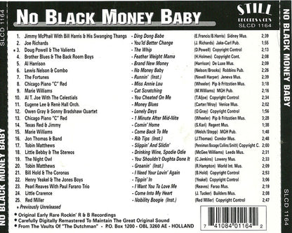 Various : No Black Money Baby (CD, Comp)