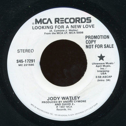 Jody Watley : Looking For A New Love (7", Promo)