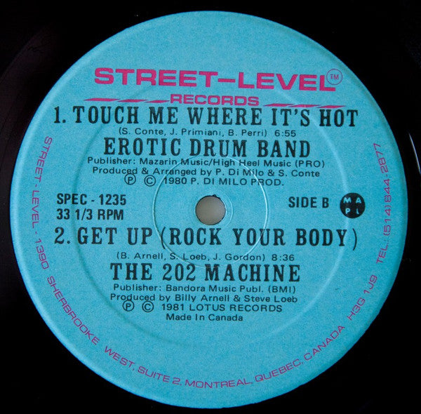 Inner Life / Erotic Drum Band / The 202 Machine : Ain't No Mountain High Enough / Touch Me Where It's Hot / Get Up (Rock Your Body) (12", RE)