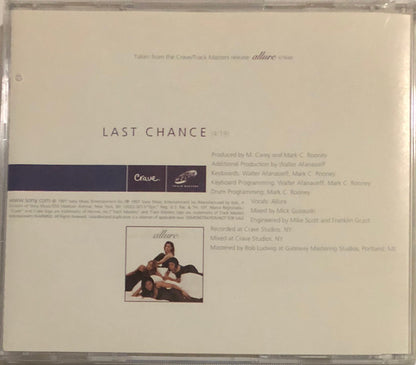Allure (3) : Last Chance (CD, Single, Promo)