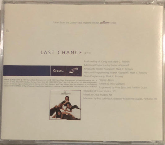 Allure (3) : Last Chance (CD, Single, Promo)