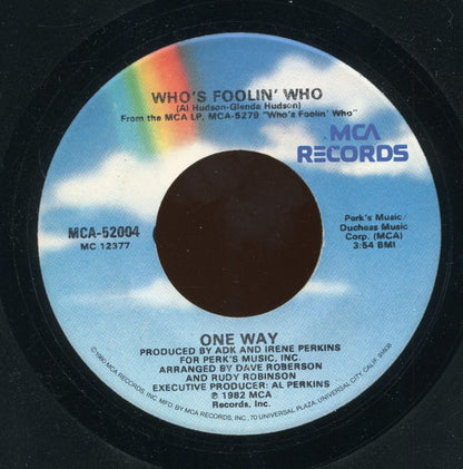 One Way : Sweet Lady / Who's Foolin' Who (7", Single)