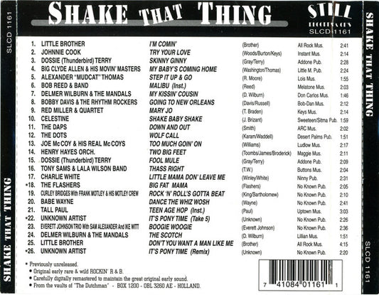 Various : Shake That Thing (CD, Comp)