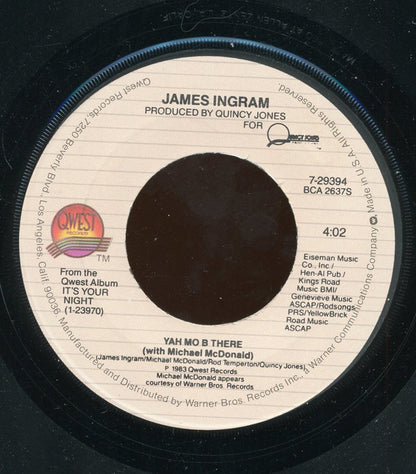 James Ingram : Yah Mo B There (7", Single, Jac)