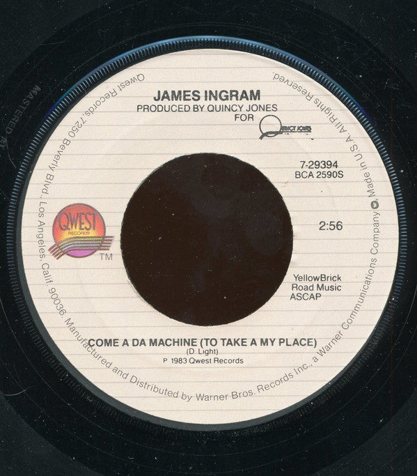 James Ingram : Yah Mo B There (7", Single, Jac)