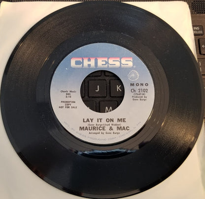 Maurice & Mac : You Can't Say I Didn't Try / Lay It On Me (7", Single, Promo, Styrene)