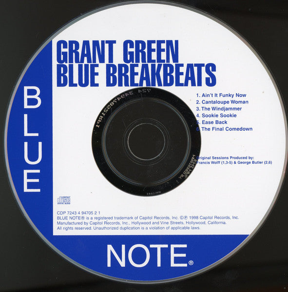 Grant Green : Blue Breakbeats (CD, Comp)