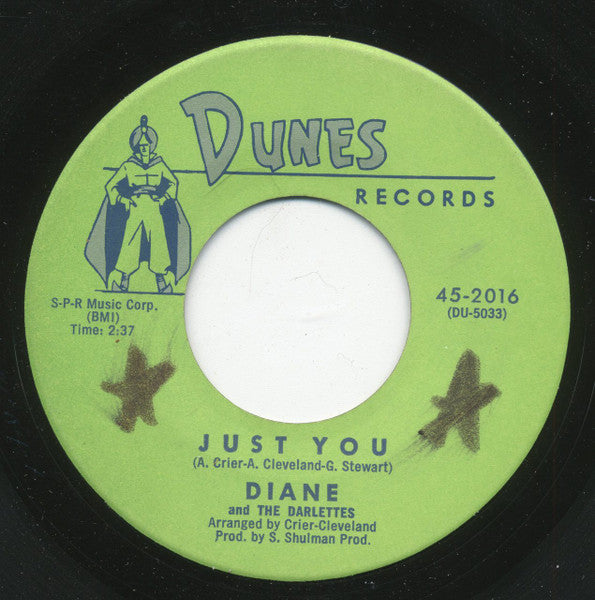 Diane Christian And The Darlettes (2) : The Wobble / Just You (7", Single)