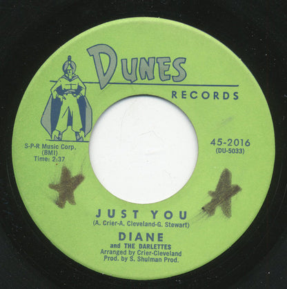 Diane Christian And The Darlettes (2) : The Wobble / Just You (7", Single)