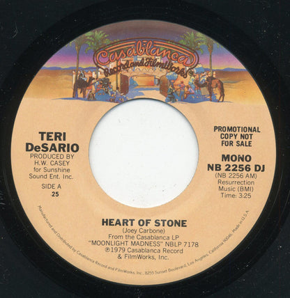 Teri Desario : Heart Of Stone (7", Single, Mono, Promo, 25)