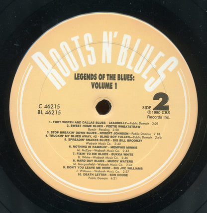 Various : Legends Of The Blues: Volume 1 (LP, Comp)