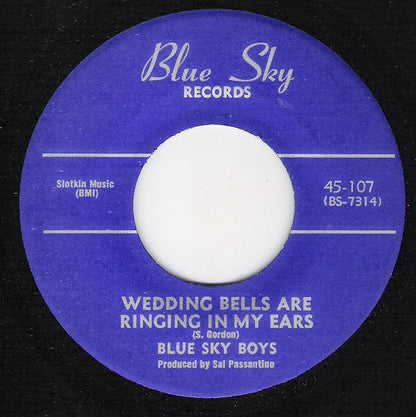 Blue Sky Boys (2) / Daddy Cool (10) : Wedding Bells Are Ringing In My Ears / The Story Of Daddy Cool (7")