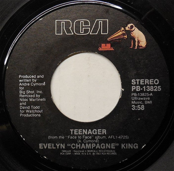 Evelyn King : Teenager (7", Single, Styrene)