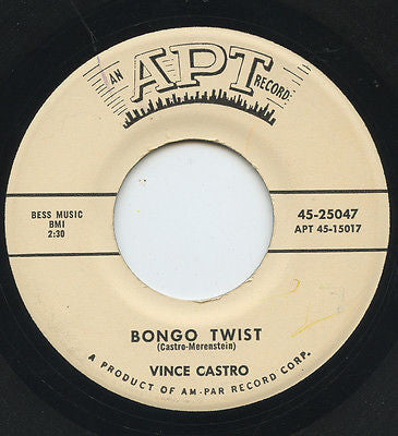 Vince Castro : Bongo Twist (7", Single, Promo)