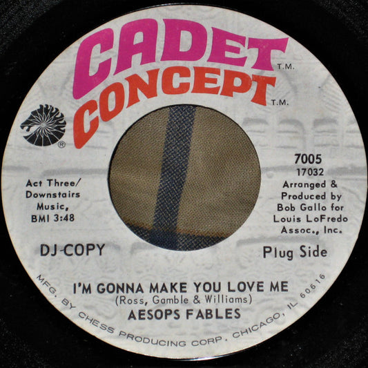 Aesop's Fables : I'm Gonna Make You Love Me / They Go Out And Get It (7", Promo, Styrene)