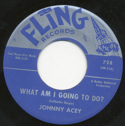 Johnny Acey : I Go Into Orbit / What Am I Going To Do? (7", Single)