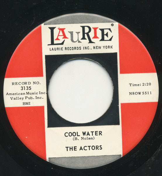 The Actors (5) : Cool Water / Peanut Brittle (7", Single)