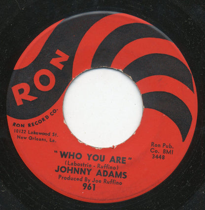 Johnny Adams : I Won't Cry / Who You Are (7")