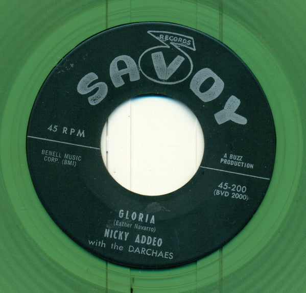 Nicky Addeo With The Darchaes : Gloria / Bring Back Your Heart (7", Single, Gre)