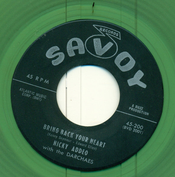 Nicky Addeo With The Darchaes : Gloria / Bring Back Your Heart (7", Single, Gre)