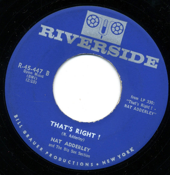 Nat Adderley And The Big Sax Section : The Old Country / That's Right! (7", Single)