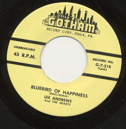 Lee Andrews & The Hearts : Bluebird Of Happiness / Show Me The Merengue (7", RE, Unofficial)