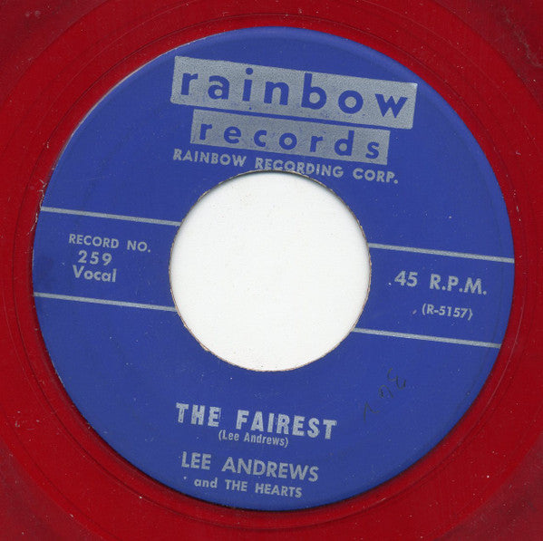 Lee Andrews & The Hearts : Bells Of St. Mary (7", Single, Red)