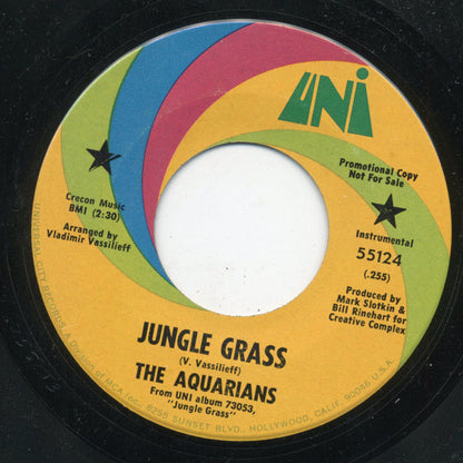 The Aquarians : Jungle Grass / Adela  (7", Promo)