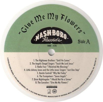 Various : Give Me My Flowers (LP, Comp, Ltd, Whi)