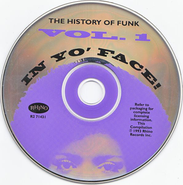 Various : In Yo' Face! The History Of Funk, Vol. 1 (CD, Comp, RP, SRC)