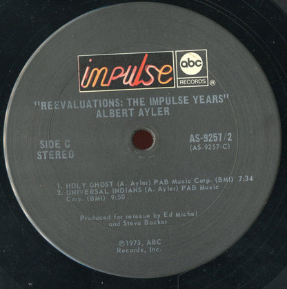Albert Ayler : Reevaluations: The Impulse Years (2xLP, Comp, RM)