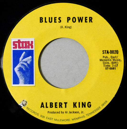 Albert King : Blues Power / Night Stomp (7", Single, Mono, Styrene)