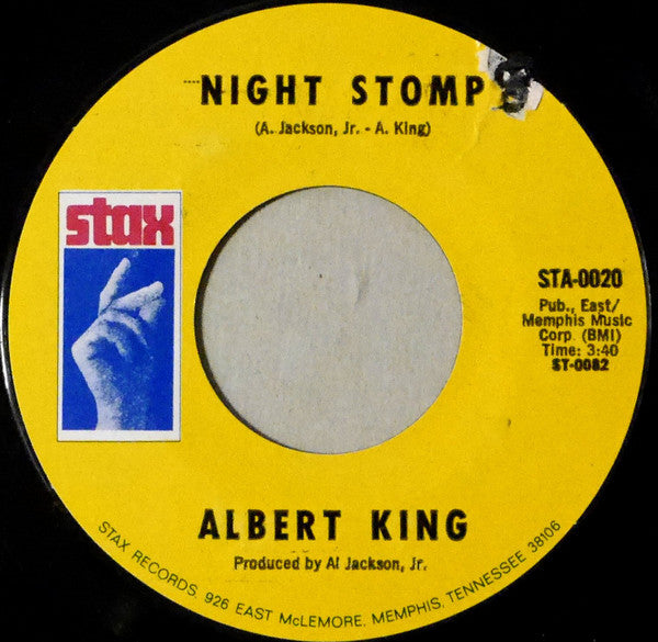 Albert King : Blues Power / Night Stomp (7", Single, Mono, Styrene)