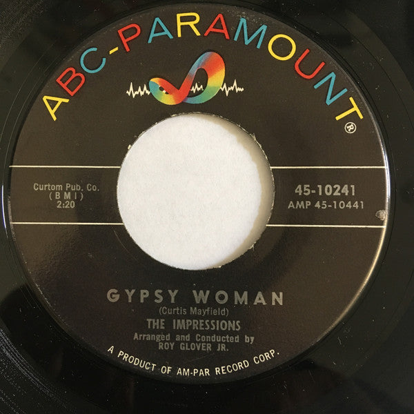 The Impressions : Gypsy Woman / As Long As You Love Me (7")