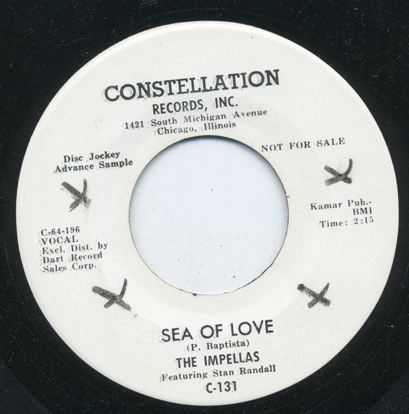 The Impellas Featuring Stan Randall : Sea Of Love (7", Single, Promo)