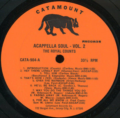 The Royal Counts : The Royal Counts Sing Acappella Soul Vol.2 (LP, Album)