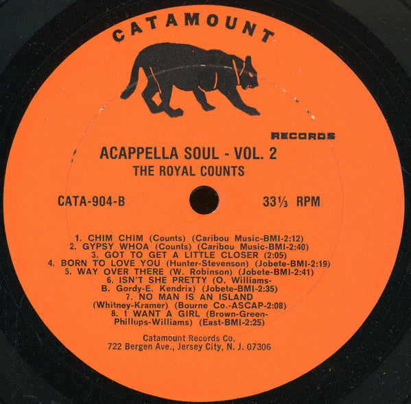 The Royal Counts : The Royal Counts Sing Acappella Soul Vol.2 (LP, Album)