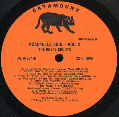 The Royal Counts : The Royal Counts Sing Acappella Soul Vol.2 (LP, Album)